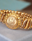 Vivian Grace Vintage Bracelet Gold WWII Gold-Filled Sweetheart Bracelet by DF Briggs Co- Vintage