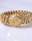 Vivian Grace Vintage Bracelet Gold WWII Gold-Filled Sweetheart Bracelet by DF Briggs Co- Vintage