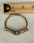 Vivian Grace Vintage Bracelet Rose Gold Vintage Victorian Bypass Bangle Bracelet (circa 1880)