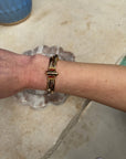 Vivian Grace Vintage Bracelet Rose Gold Vintage Victorian Bypass Bangle Bracelet (circa 1880)