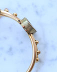 Vivian Grace Vintage Bracelet Rose Gold Vintage Victorian Hinged Bypass Bangle Bracelet (circa 1880-1910)