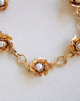 Vivian Grace Vintage Bracelet Vintage 12k Gold-Filled Faux Pearl Bracelet (circa 1940)