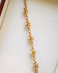 Vivian Grace Vintage Bracelet Vintage 12k Gold-Filled Faux Pearl Bracelet (circa 1940)