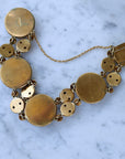 Vivian Grace Vintage Bracelet Vintage Royal Blue Enamel Gilt Panel Bracelet by Sporrong (Copy)