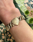 Vivian Grace Vintage Gold ‘Carmen’ Gold Filled Sweetheart Bracelet - Vintage