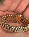 Vivian Grace Vintage Gold ‘Carmen’ Gold Filled Sweetheart Bracelet - Vintage