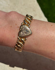 Vivian Grace Vintage Gold ‘Carmen’ Gold Filled Sweetheart Bracelet - Vintage