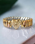 Vivian Grace Vintage Gold Co-Star 10k Gold Filled Sweetheart Bracelet - Vintage