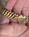Vivian Grace Vintage Gold Co-Star 10k Gold Filled Sweetheart Bracelet - Vintage