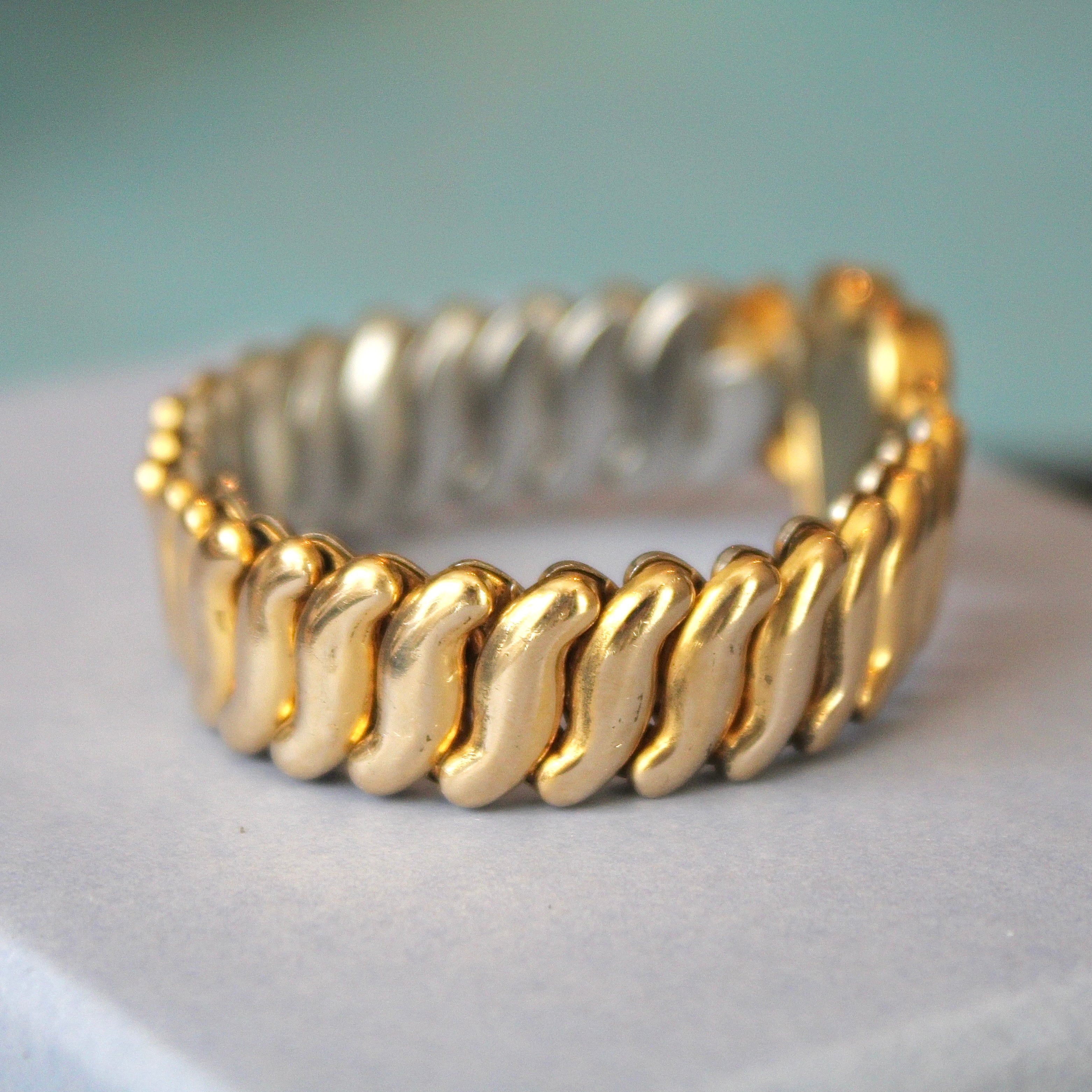 Co-Star 10k Gold Filled Sweetheart Bracelet - Vintage – Vivian Grace