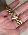 Vivian Grace Vintage Gold Co-Star 10k Gold Filled Sweetheart Bracelet - Vintage