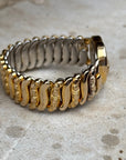 Vivian Grace Vintage Gold Etched Heart Gold Filled Sweetheart Bracelet - Vintage