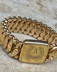 Vivian Grace Vintage Gold Monogram ‘A’ Gold Filled Sweetheart Bracelet - Vintage