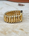 Vivian Grace Vintage Gold Monogram ‘A’ Gold Filled Sweetheart Bracelet - Vintage