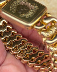 Vivian Grace Vintage Gold Monogram ‘A’ Gold Filled Sweetheart Bracelet - Vintage