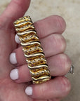 Vivian Grace Vintage Gold Monogram ‘A’ Gold Filled Sweetheart Bracelet - Vintage
