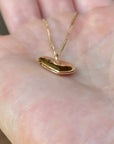 Vivian Grace Vintage Necklace Vintage Floral Heart Locket - 12k Gold Filled