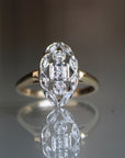 Vivian Grace Vintage Ring Vintage 1930s Diamond Dinner Ring