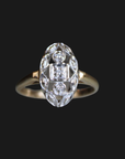 Vivian Grace Vintage Ring Vintage 1930s Diamond Dinner Ring
