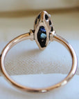 Vivian Grace Vintage Ring Vintage Diamond and Sapphire Ring