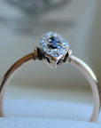 Vivian Grace Vintage Ring Vintage Diamond and Sapphire Ring