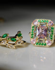 Vivian Grace Emerald Morganite Mosaic Cocktail Ring
