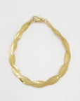 Vivian Grace Jewelry Bracelet Gold Braided Snake Chain Bracelet