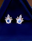 Vivian Grace Jewelry Earrings Ava Moonstone Studs