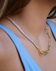 Vivian Grace Jewelry Necklace Baguette Toggle Chain Necklace