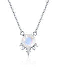 Vivian Grace Jewelry Necklaces Silver Ava Moonstone & Topaz Necklace