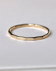 Vivian Grace Jewelry Ring 5 Gold Filled Hammered Stacking Ring