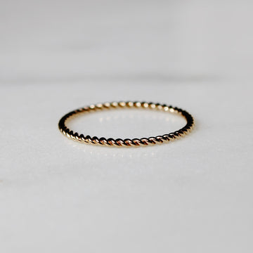 Vivian Grace Jewelry Ring 5 Gold Filled Twist Stacking Ring