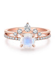 Vivian Grace Jewelry Ring Ava II Moonstone Ring Set