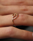 Vivian Grace Jewelry Ring Gold Filled Double Arch Stacking Ring