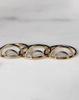 Vivian Grace Jewelry Ring Gold Filled Double Arch Stacking Ring