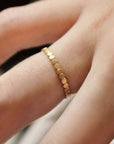 Vivian Grace Jewelry Ring Gold Filled Orb Stacking Band