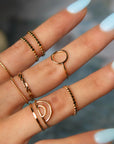 Vivian Grace Jewelry Ring Gold Filled Orb Stacking Band