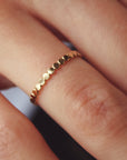 Vivian Grace Jewelry Ring Gold Filled Orb Stacking Band