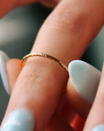 Vivian Grace Jewelry Ring Gold Filled Sparkle Stacking Ring