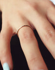 Vivian Grace Jewelry Ring Gold Filled Sparkle Stacking Ring