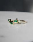 Vivian Grace Jewelry Ring Laurel Emerald Vine Ring
