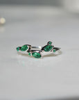 Vivian Grace Jewelry Ring Laurel Emerald Vine Ring