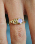 Vivian Grace Jewelry Ring Opalite Topaz Cluster Ring