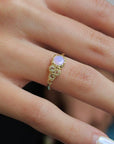 Vivian Grace Jewelry Ring Opalite Topaz Cluster Ring