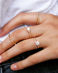 Vivian Grace Jewelry Ring Petite Dahlia Ring