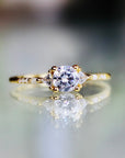 Vivian Grace Jewelry Ring Petite Dahlia Ring