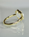 Vivian Grace Jewelry Ring Sashi Mother of Pearl Hexagon Ring