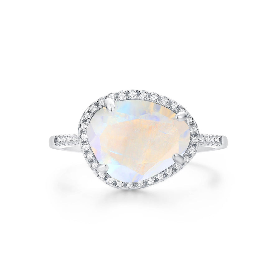 Vivian Grace Jewelry Ring Silver / 5 Skye Moonstone Ring