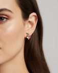 Vivian Grace Earrings Apple Heart Stud Earrings
