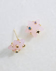 Vivian Grace Earrings Celestial Rose Quartz Stud Earrings